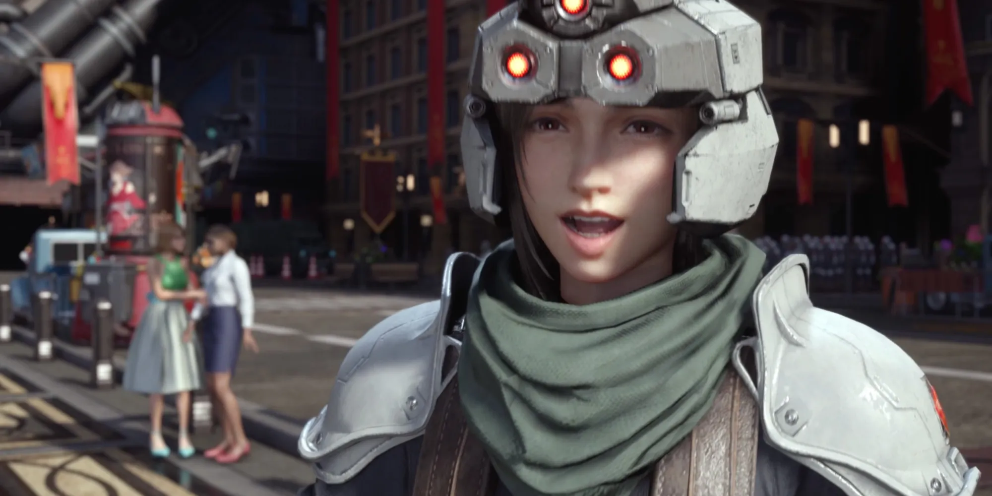 Tifa como soldado en Final Fantasy 7 Rebirth
