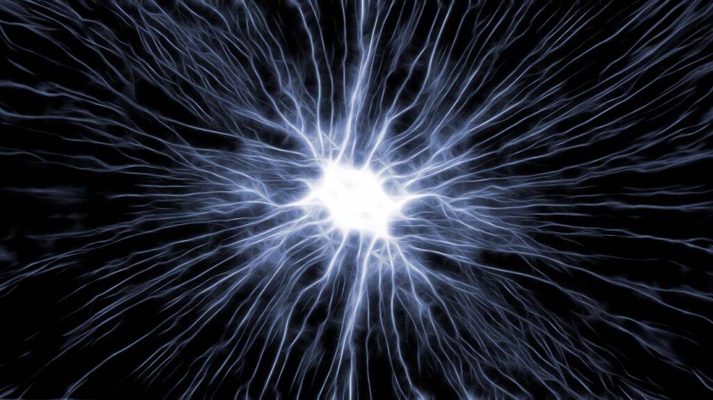 un'illustrazione di cellule cerebrali e neuroni