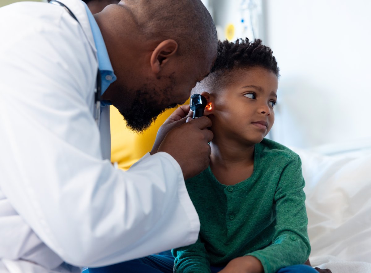 Image d'actualité : Les infections de l'oreille pourraient retarder la parole d'un enfant