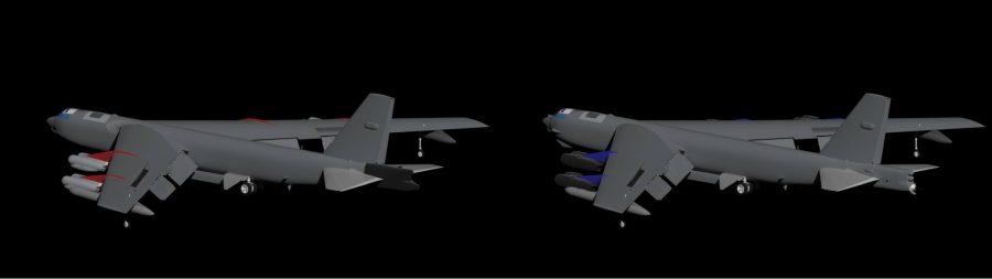 Modellazione esterna B-52 Stratofortress