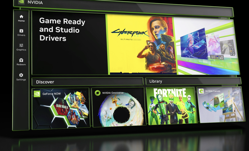 Скриншот приложения Nvidia