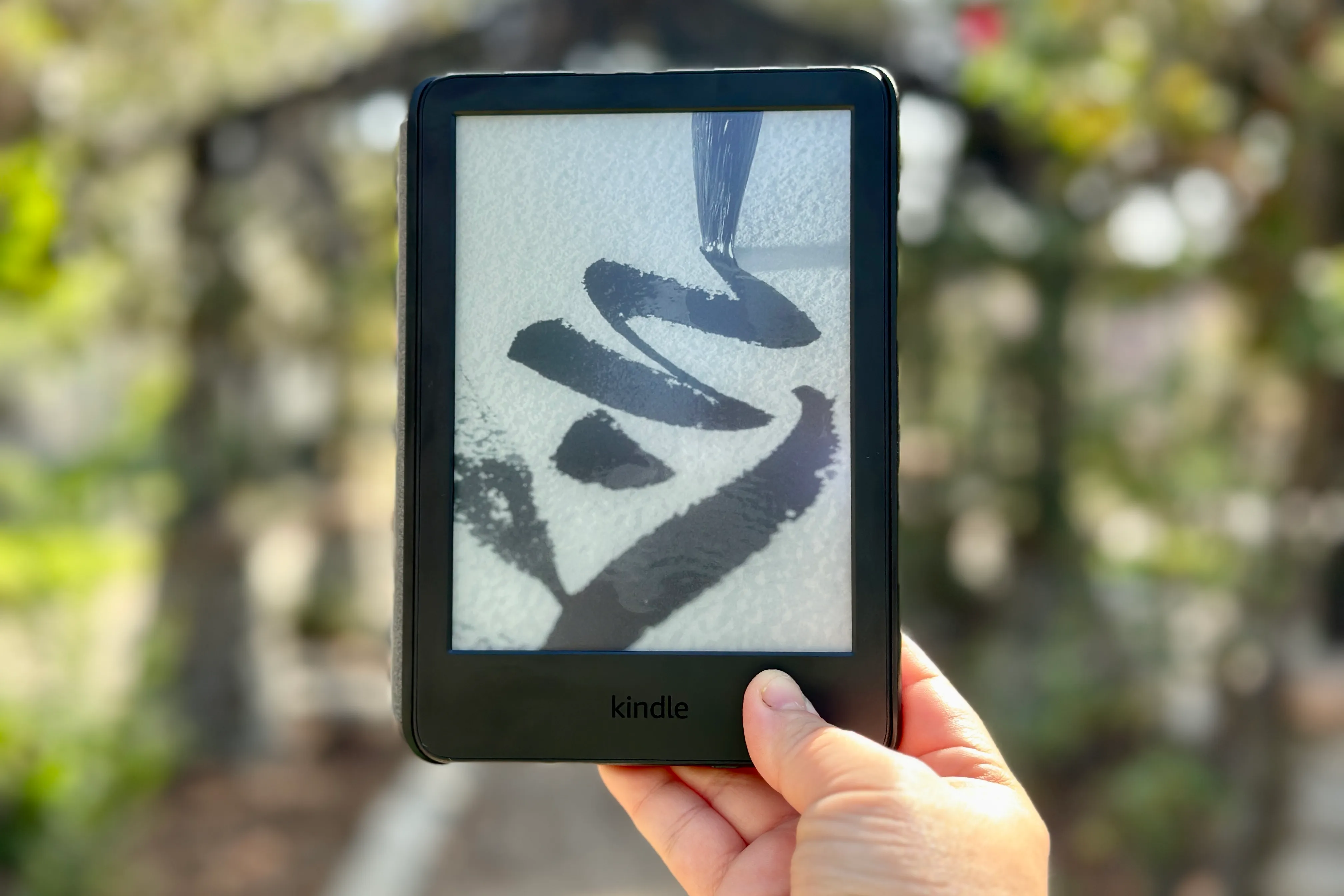 Amazon Kindle (2022) e-ink display