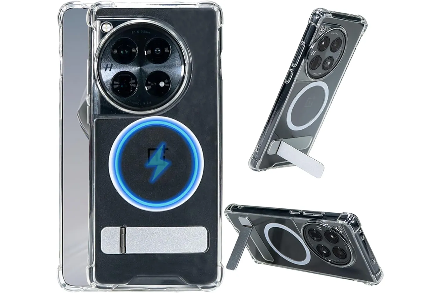 Guscio Magnetico Trasparente Hiooloon per OnePlus 12.