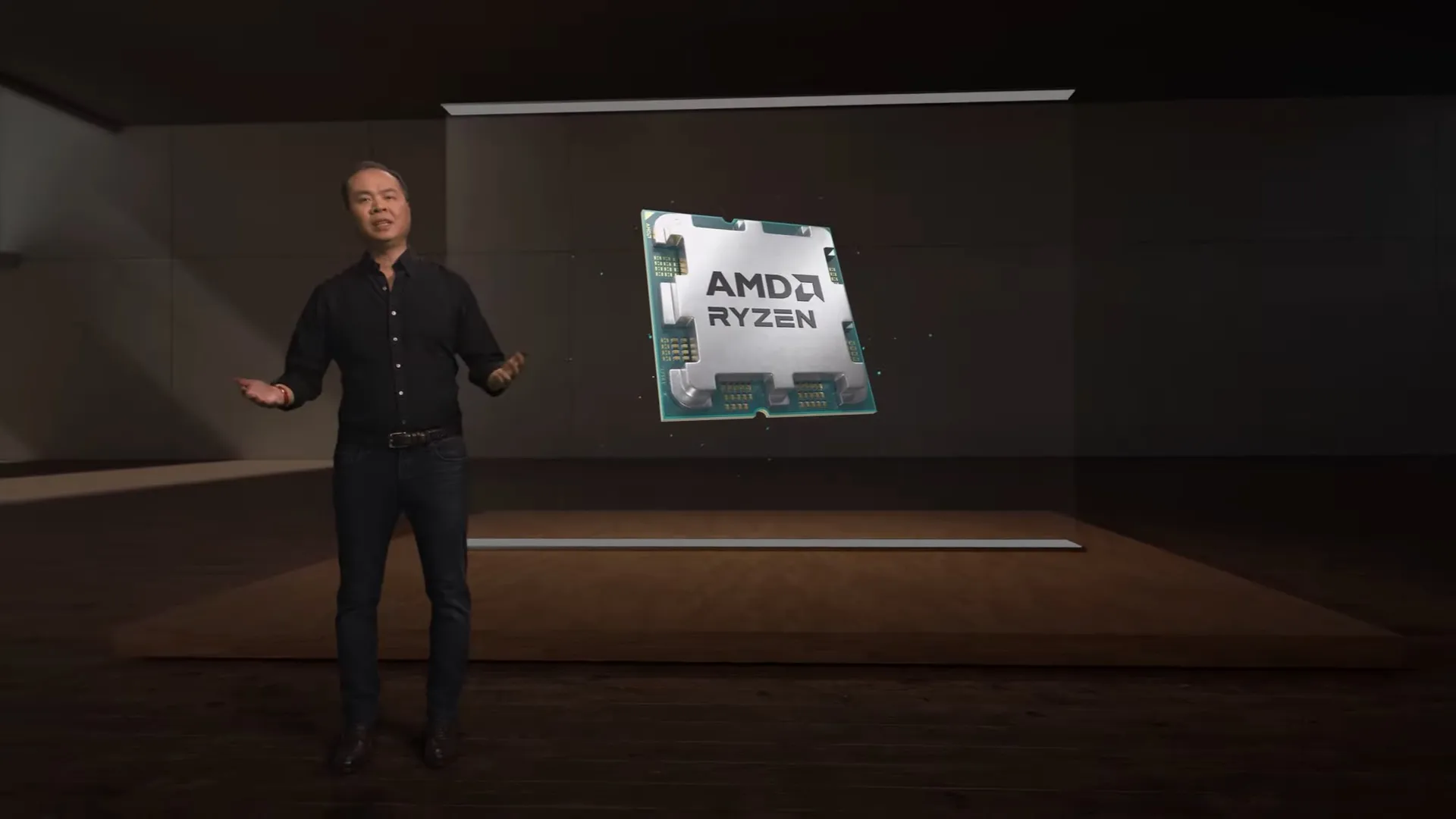 AMD anunciando o AMD Ryzen 8000G.