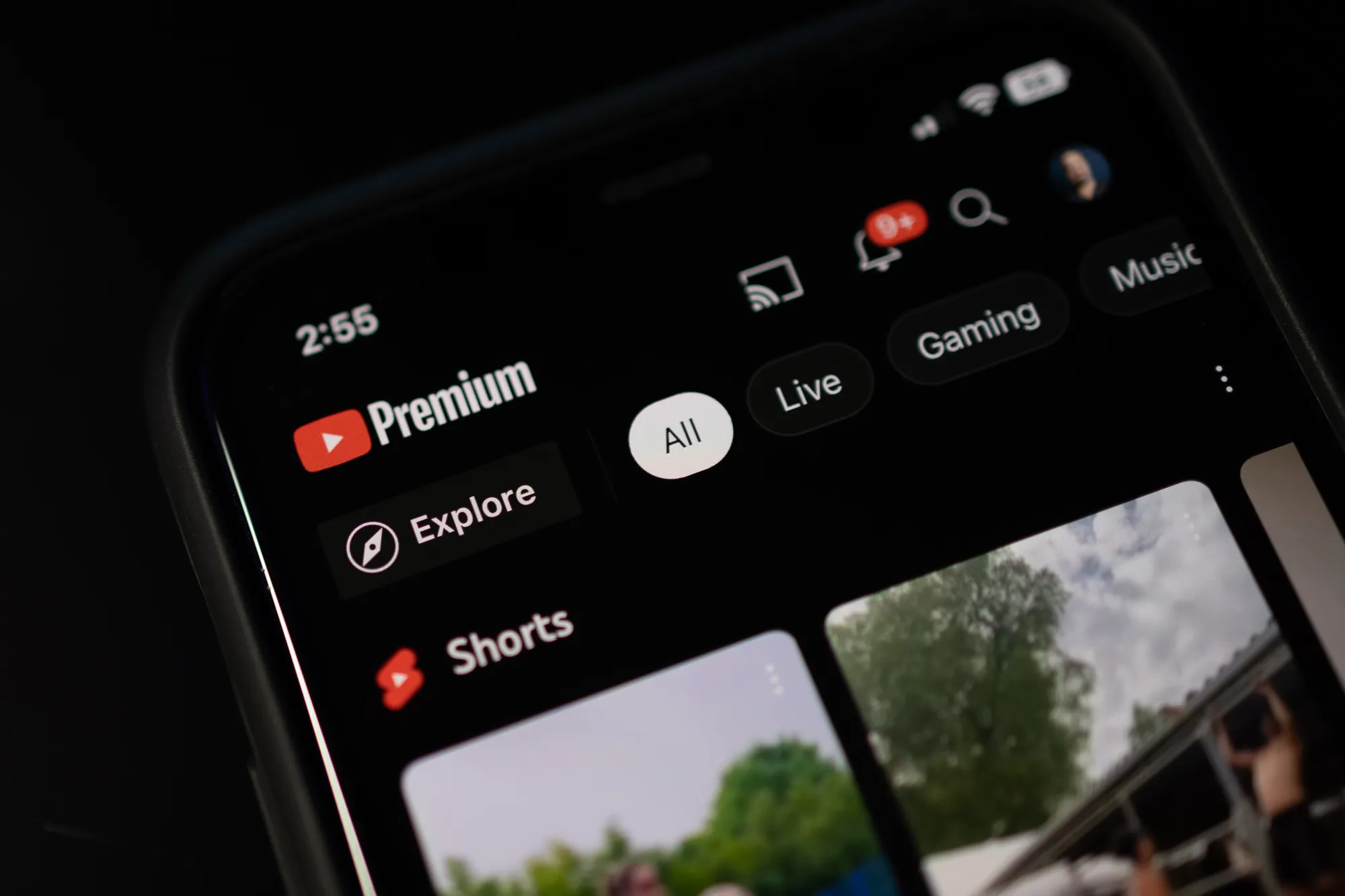 YouTube Premium on iPhone