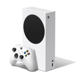 Xbox Series S en fondo blanco