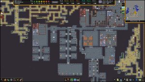Снимок экрана из Dwarf Fortress