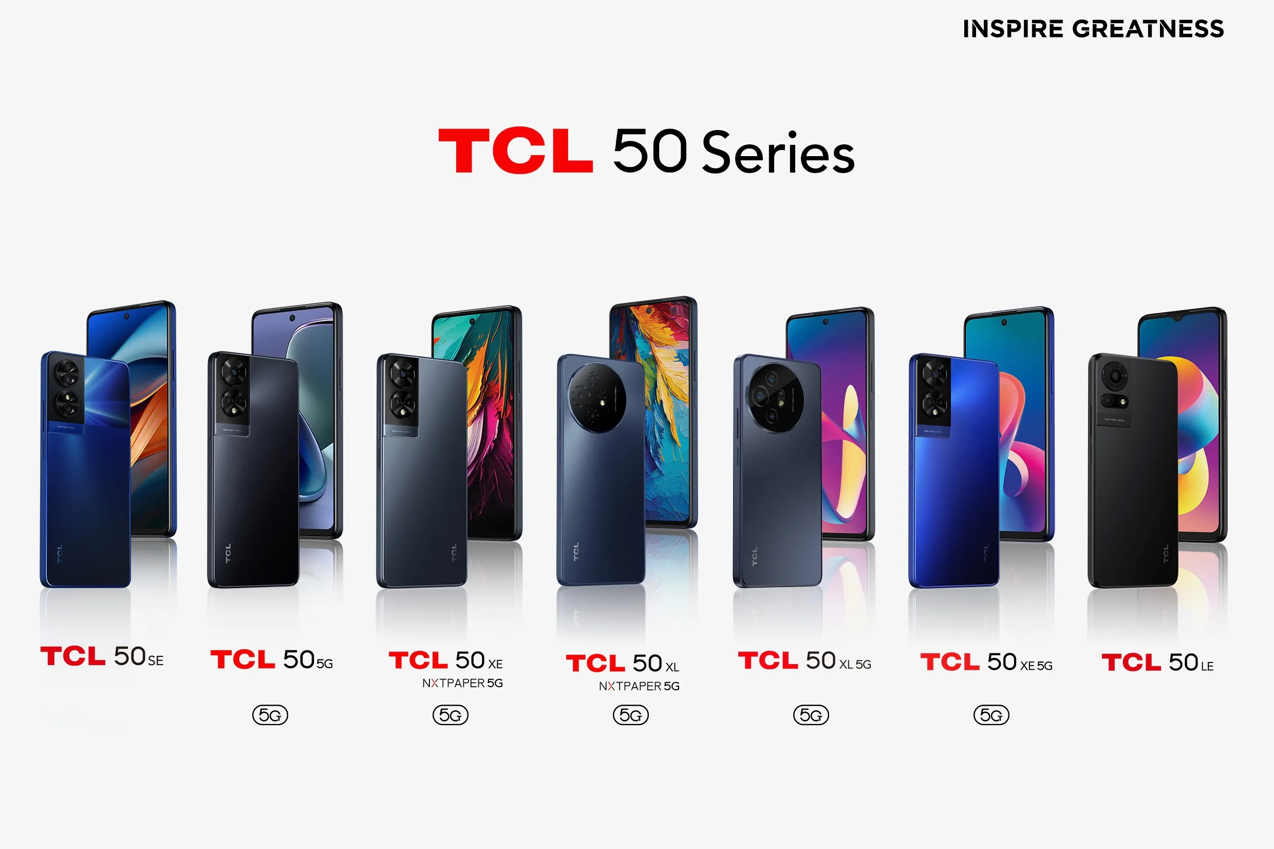 TCL 50系列智能手机。