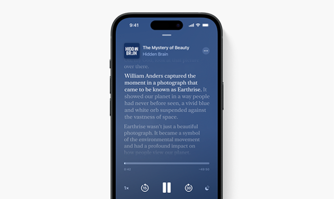 Apple Podcasts Auto-Generated Transcripts