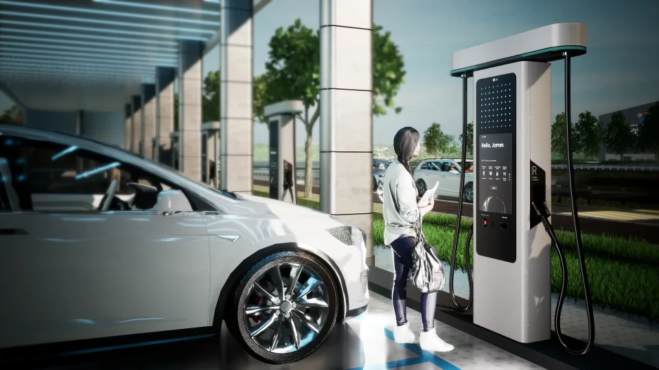 LG's current 100kW HiEV fast charger