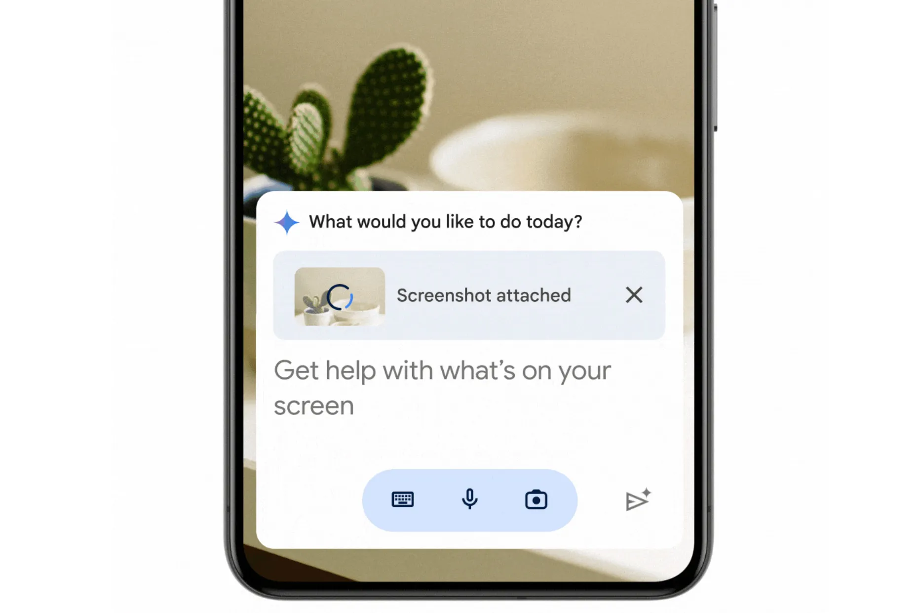 Aplicativo Google Gemini em ação no Android.