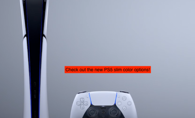 Novas opções de cor do PS5 slim