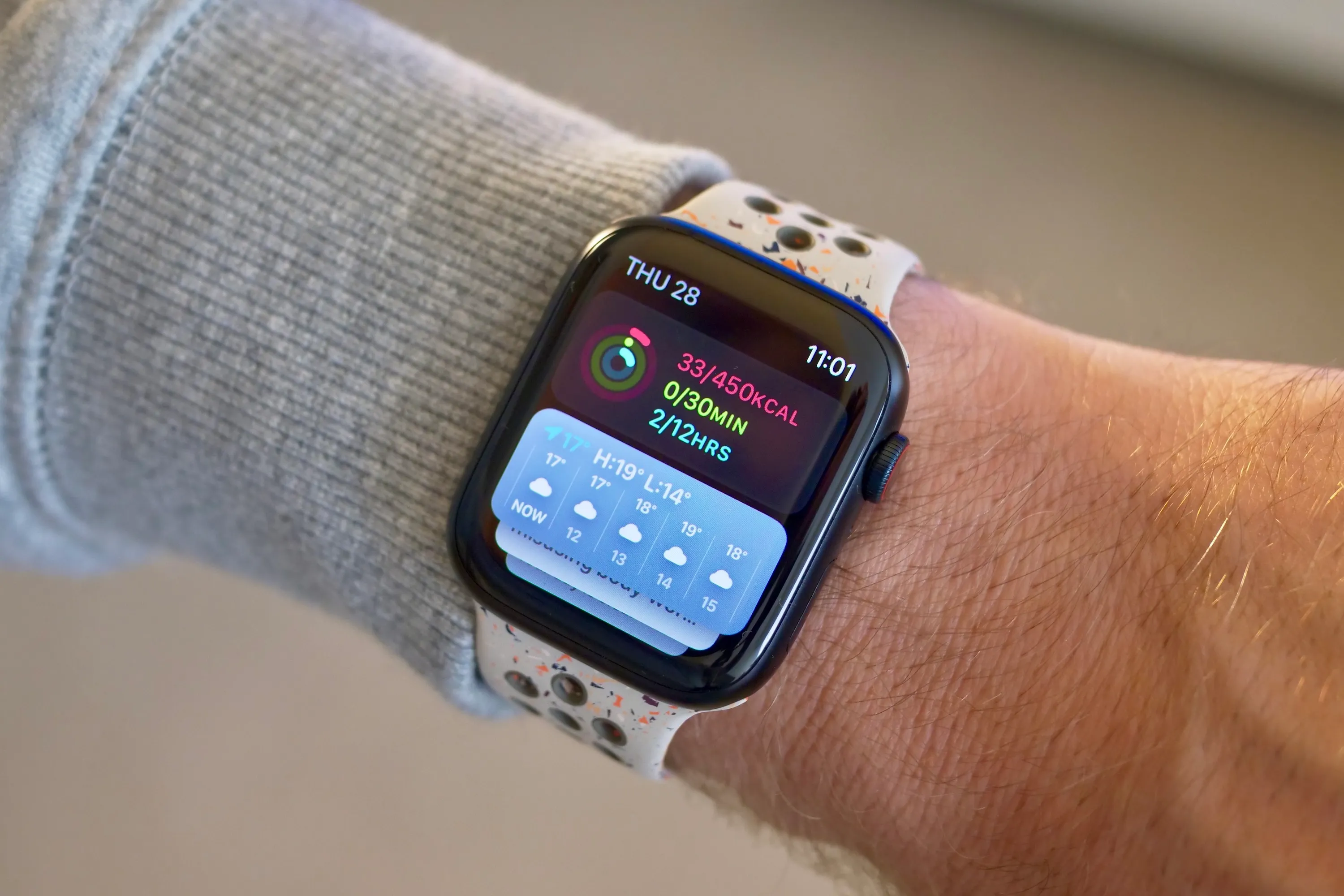 Smart Stack en el Apple Watch Series 9.