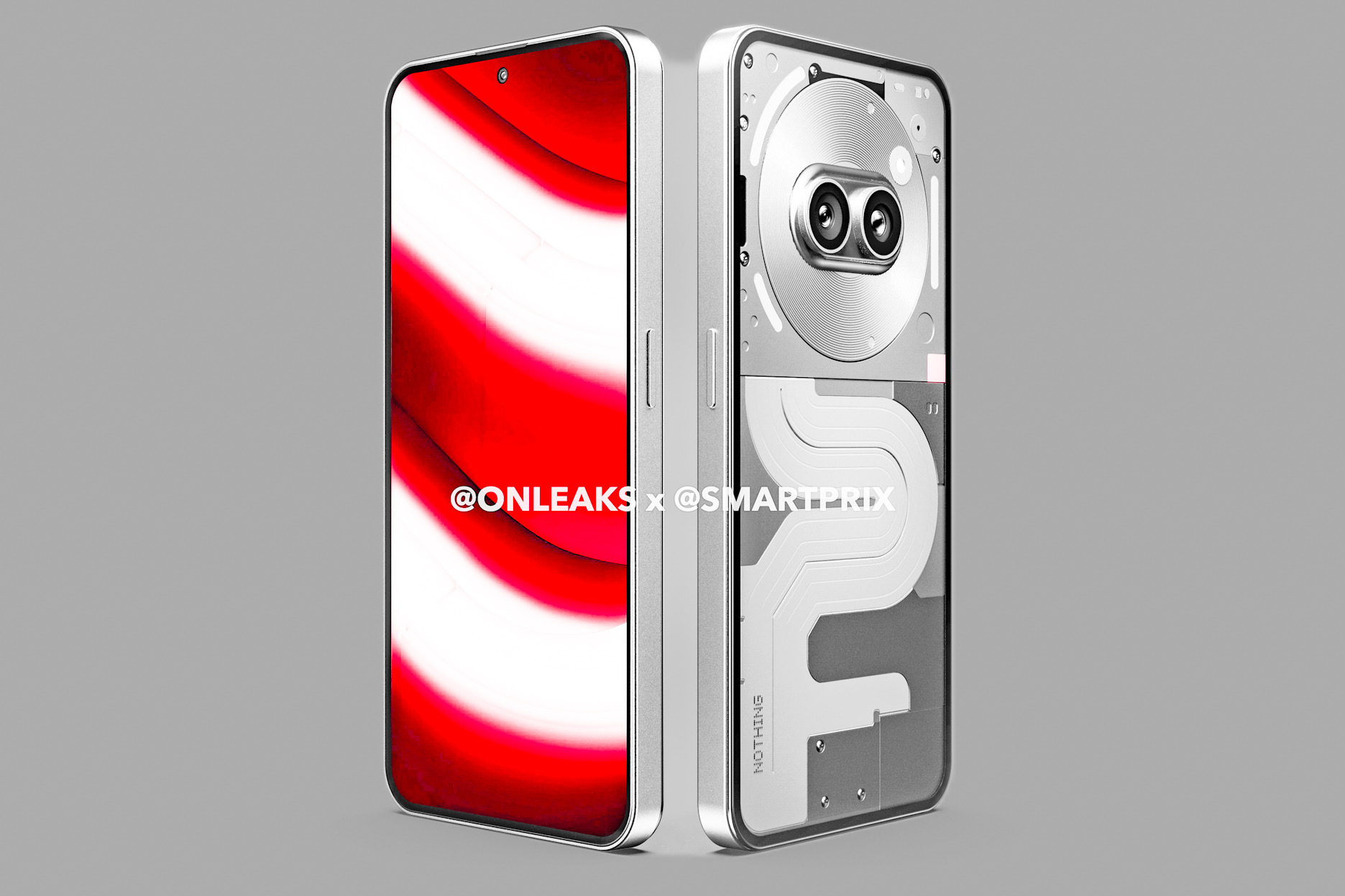 Nothing Phone 2a leaked renders imagined in white