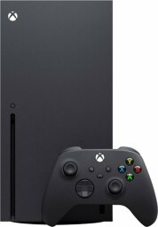 带控制器的黑色Xbox Series X