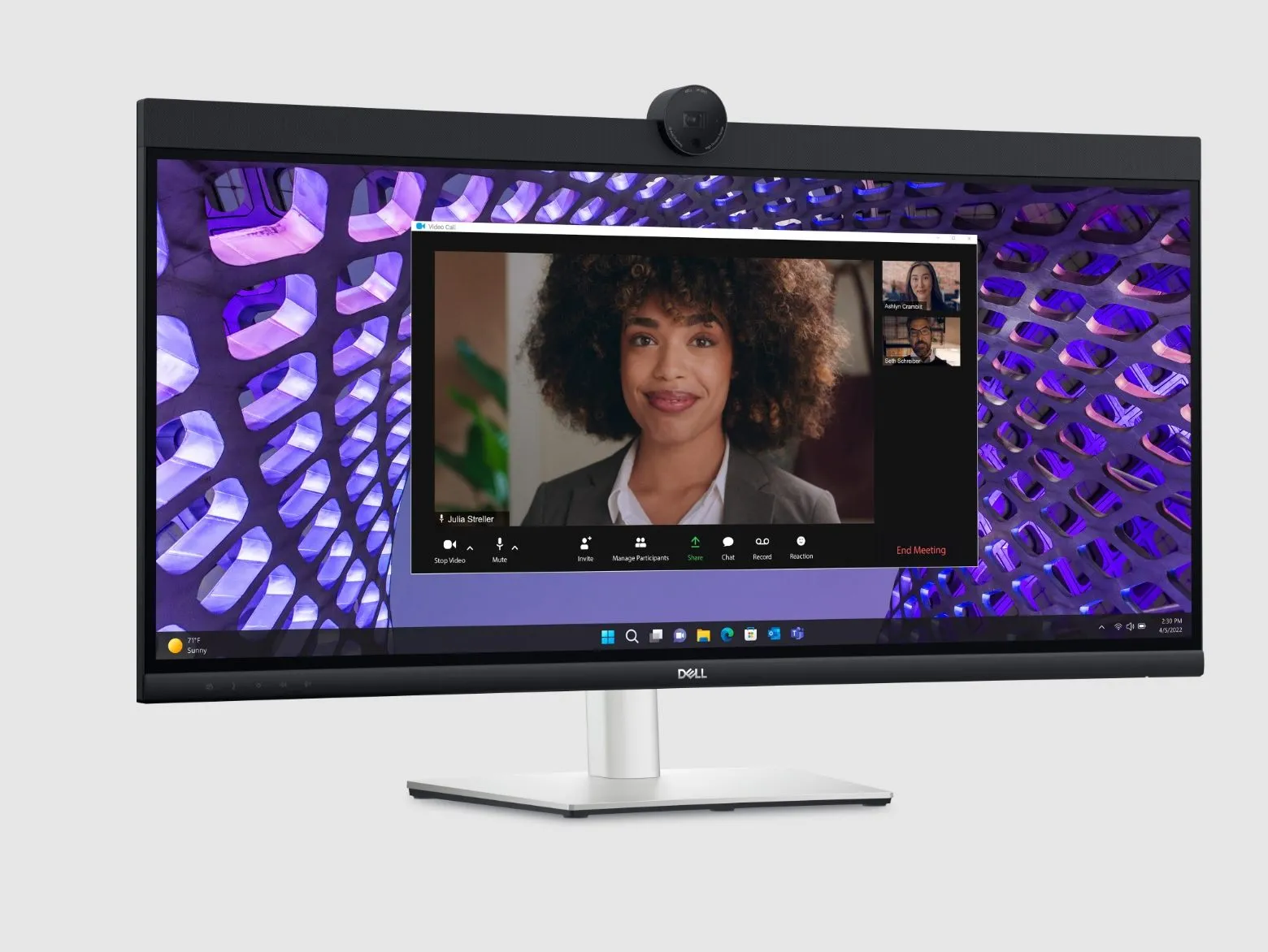 Monitor Curvo de Videoconferência Dell 34