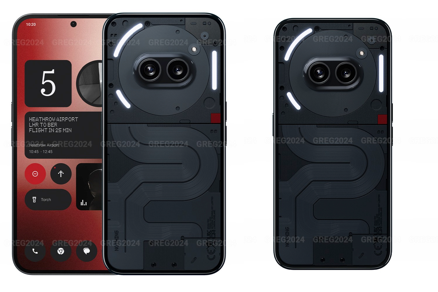 Imágenes filtradas del diseño del Nothing Phone 2a.