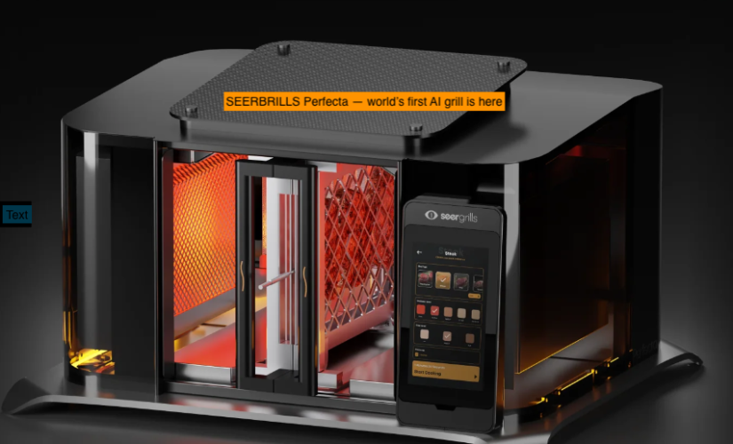 CES 2024 – SEERBRILLS Perfecta – first AI grill