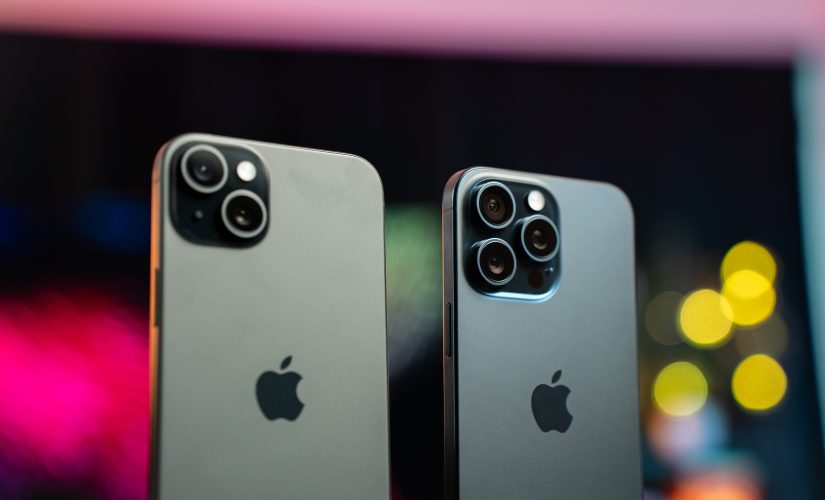 Una foto dell'Apple iPhone 15 e iPhone 15 Pro