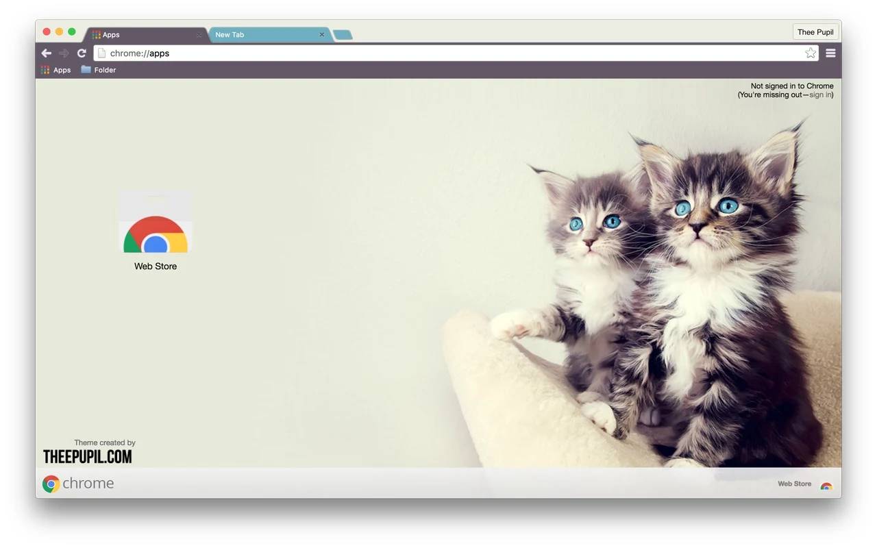 Kittens Chrome Theme