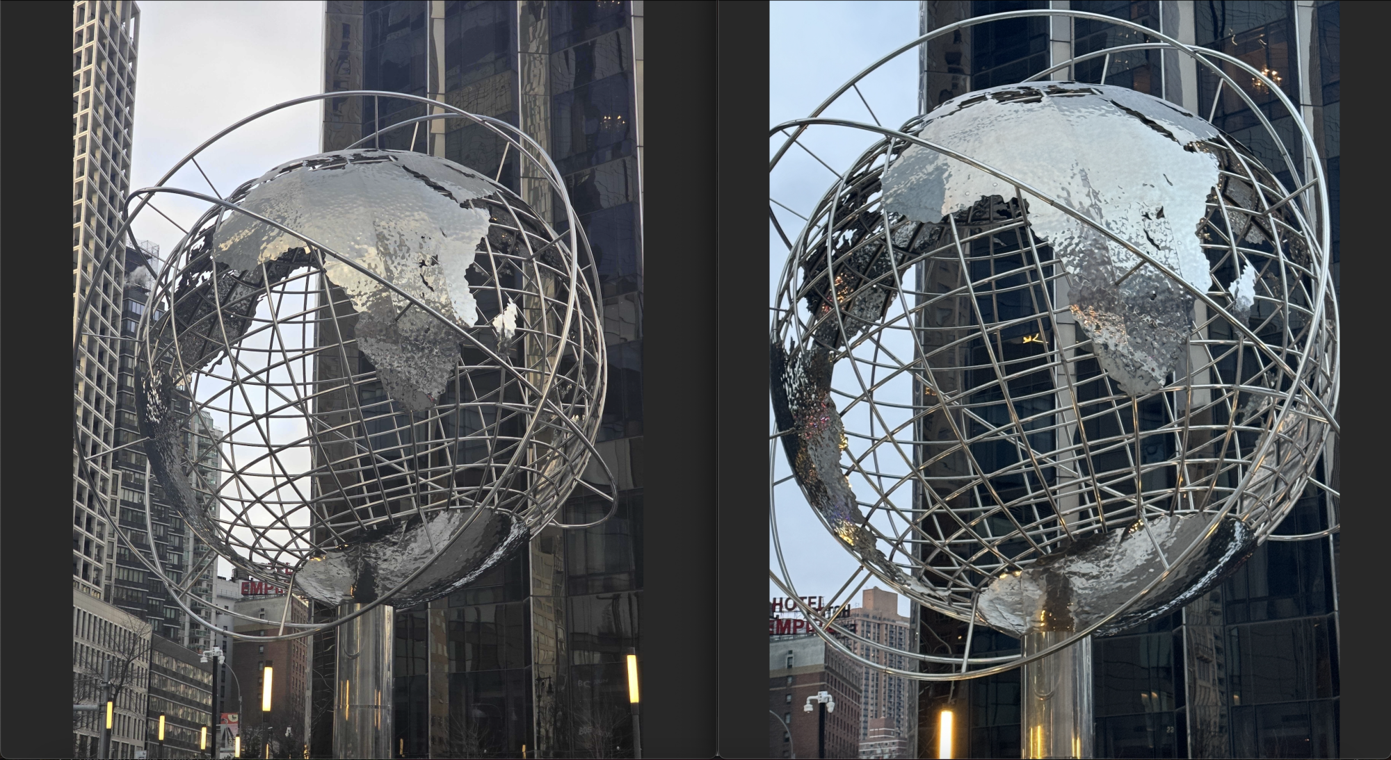 Columbus Circle globe