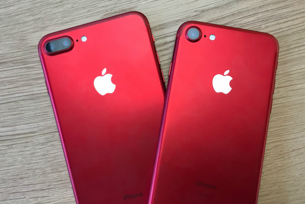 iPhone 7 e 7 Plus Product RED.
