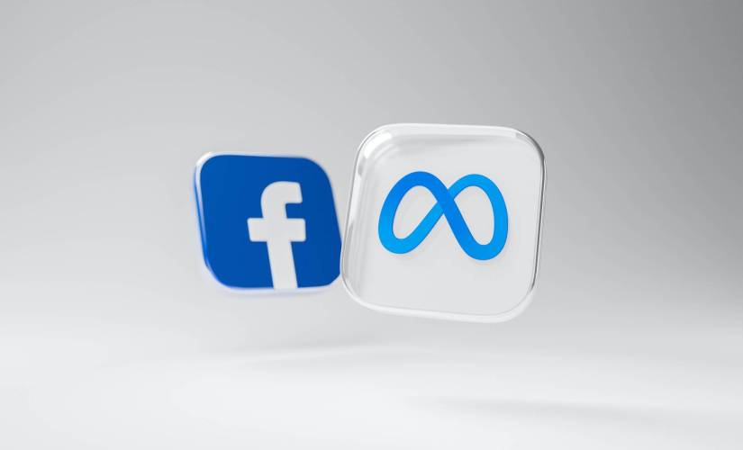 Facebook和Meta徽标