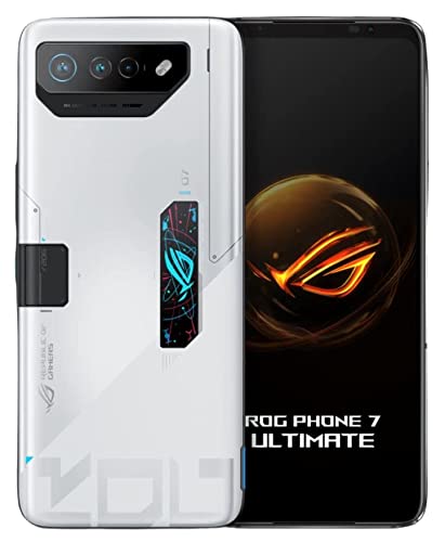 ASUS ROG Phone 7 Ultimate 512GB 16GB RAM AeroActive Cooler 7 (GSM Only | No CDMA - not Compatible with Verizon/Sprint) Global Version - White | PRE Order!