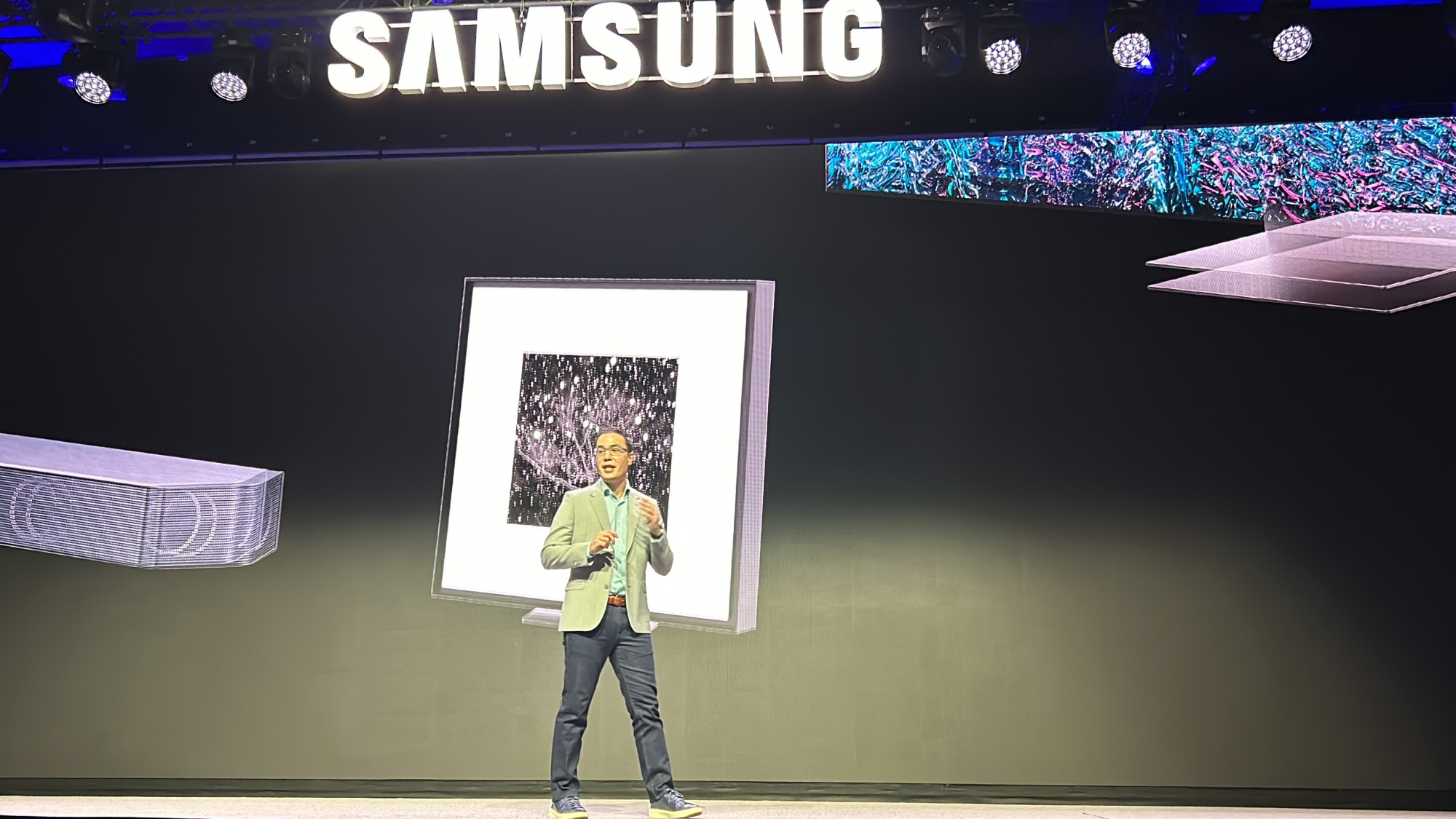 Music Frame revealed at Samsung CES 2024