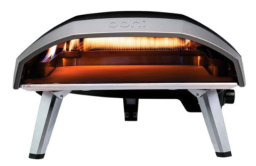 Печь для пиццы с пламенем внутри