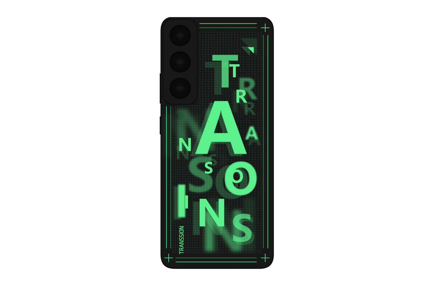 O conceito da Tecno Mobile de um vidro traseiro 3D.