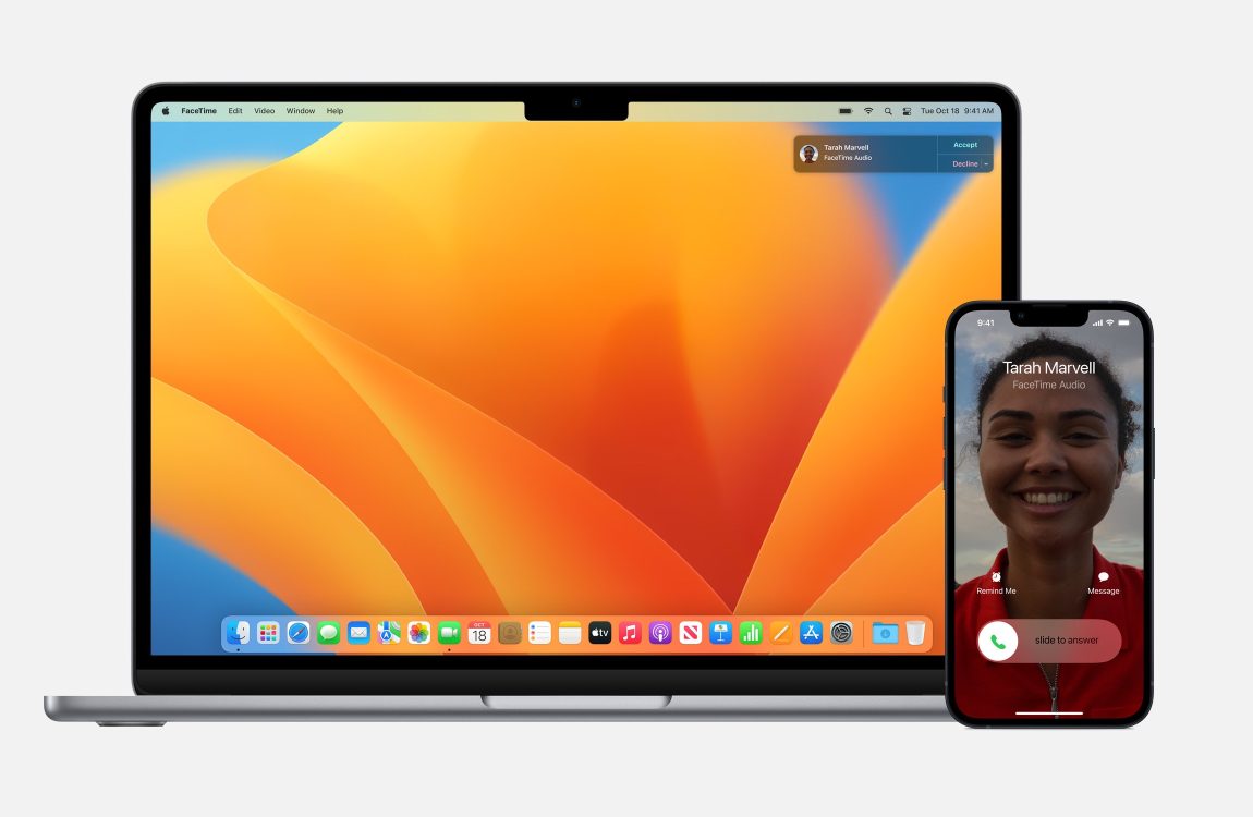 Captura de tela da Continuidade da Apple