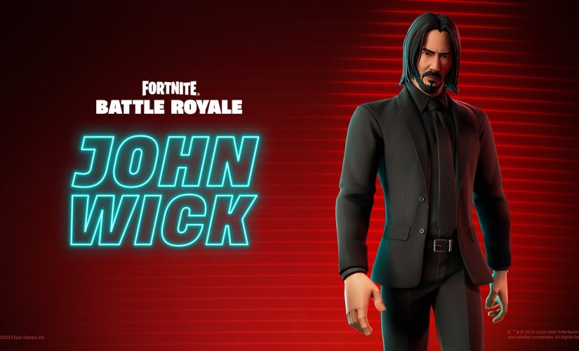 John Wick tal como aparece en Fortnite