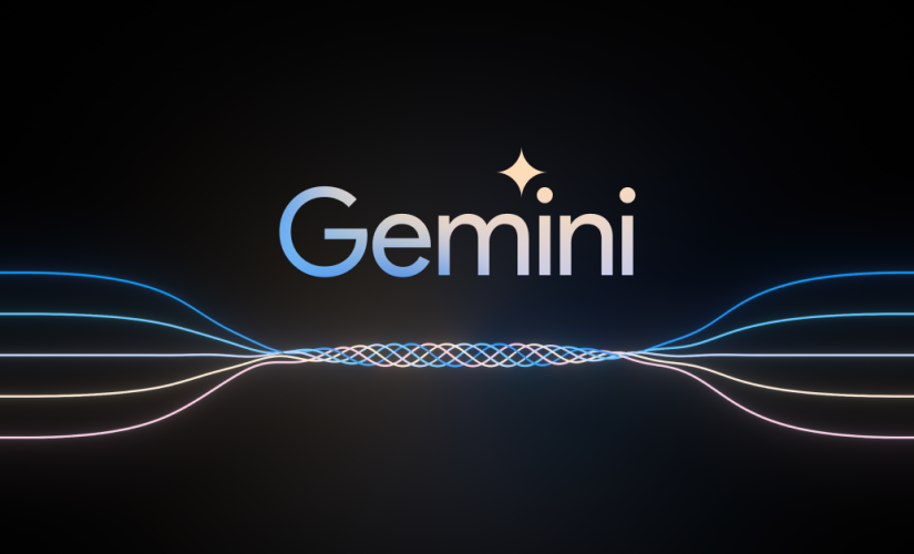 Google Gemini logo / Gemini privacy warning, don’t disclose sensitive information