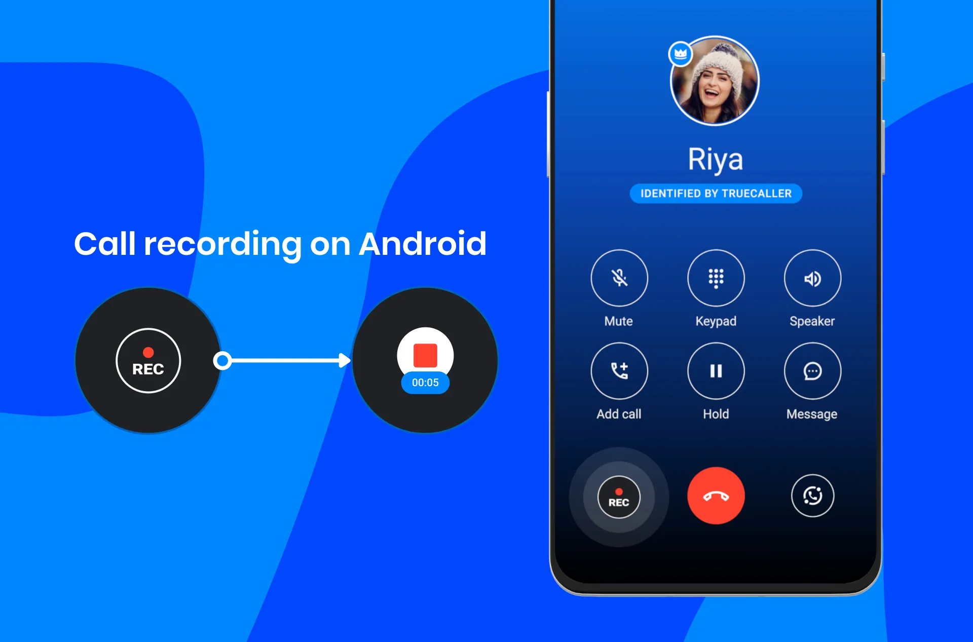 Gravação de chamadas do Truecaller no Android