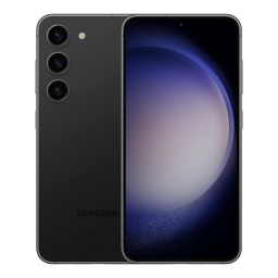 Samsung Galaxy S23 smartphone en un fondo blanco