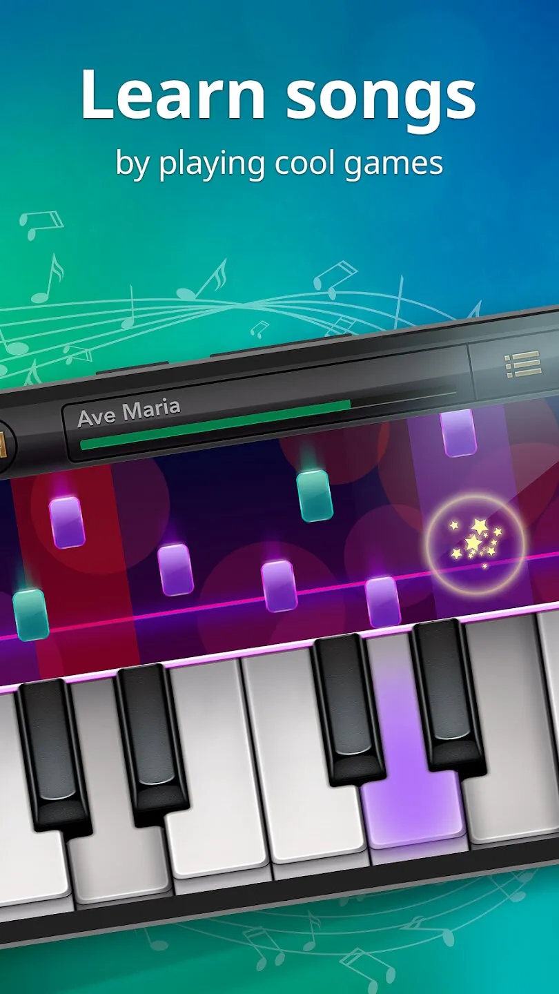 Piano by Gismart lets you play and learn piano.