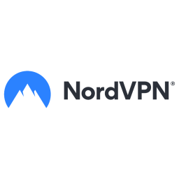 Logotipo da NordVPN em fundo branco