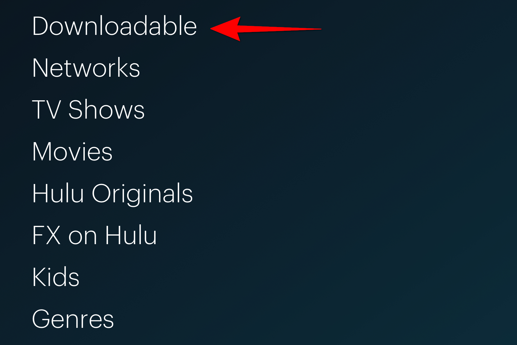 Hulu Opzione Scaricabili