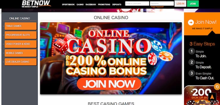 Online Skrill Casino Sites - BetNow Home Page - online gambling guide