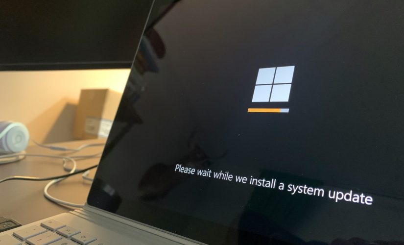 Microsoft 重新启动屏幕