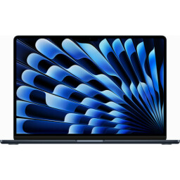 15-дюймовый ноутбук M2 MacBook Air в полночи